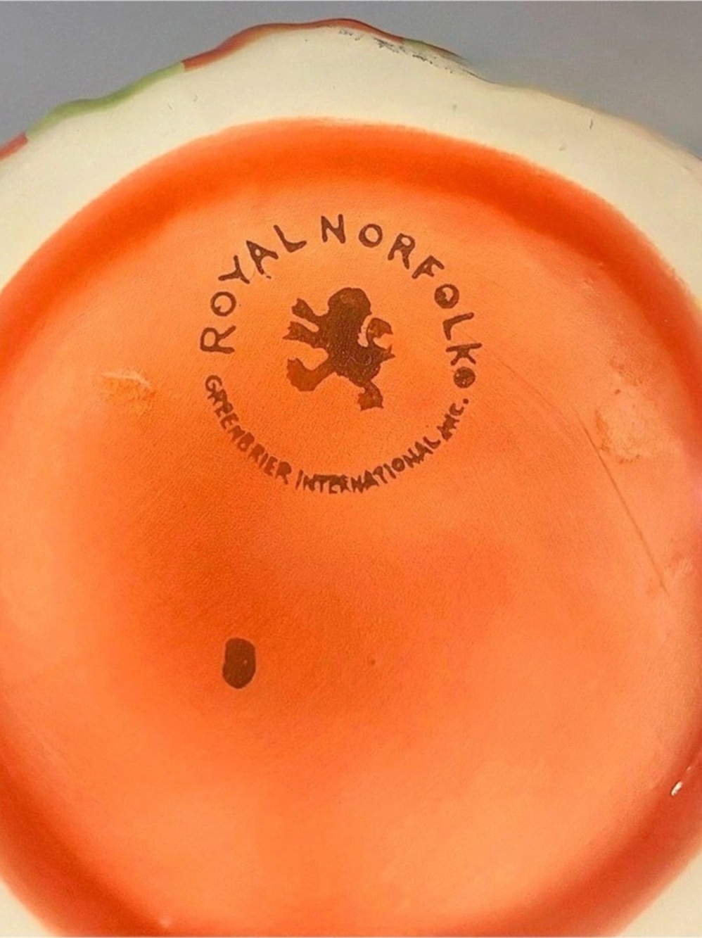 RoyaL Norfolk Fall Harvest Ceramic Pumpkin Decor / Serving Bowls